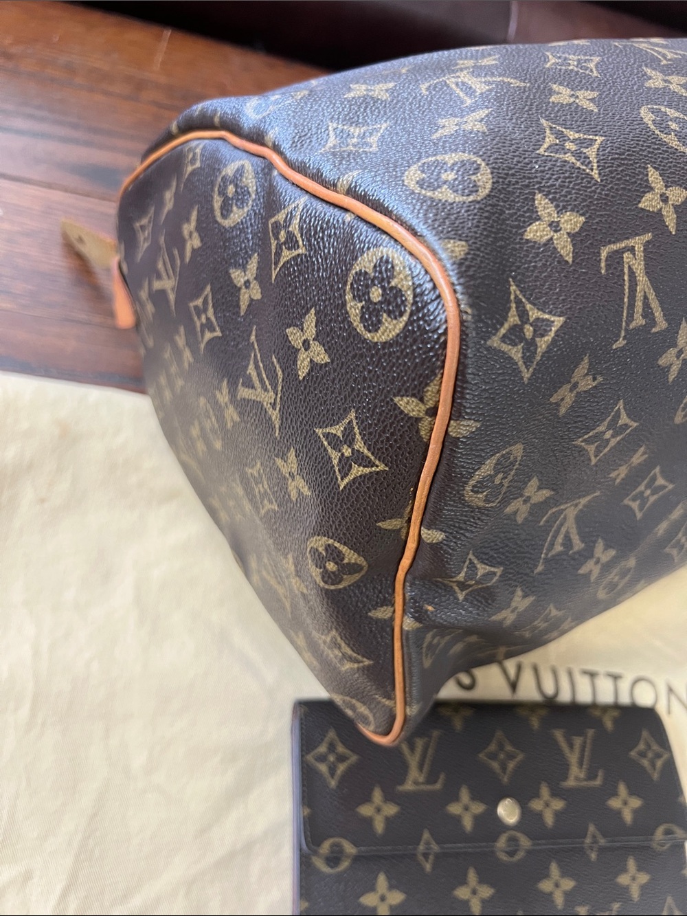 Louis Vuitton Monogram speedy 35 with wallet - Picture 8 of 16